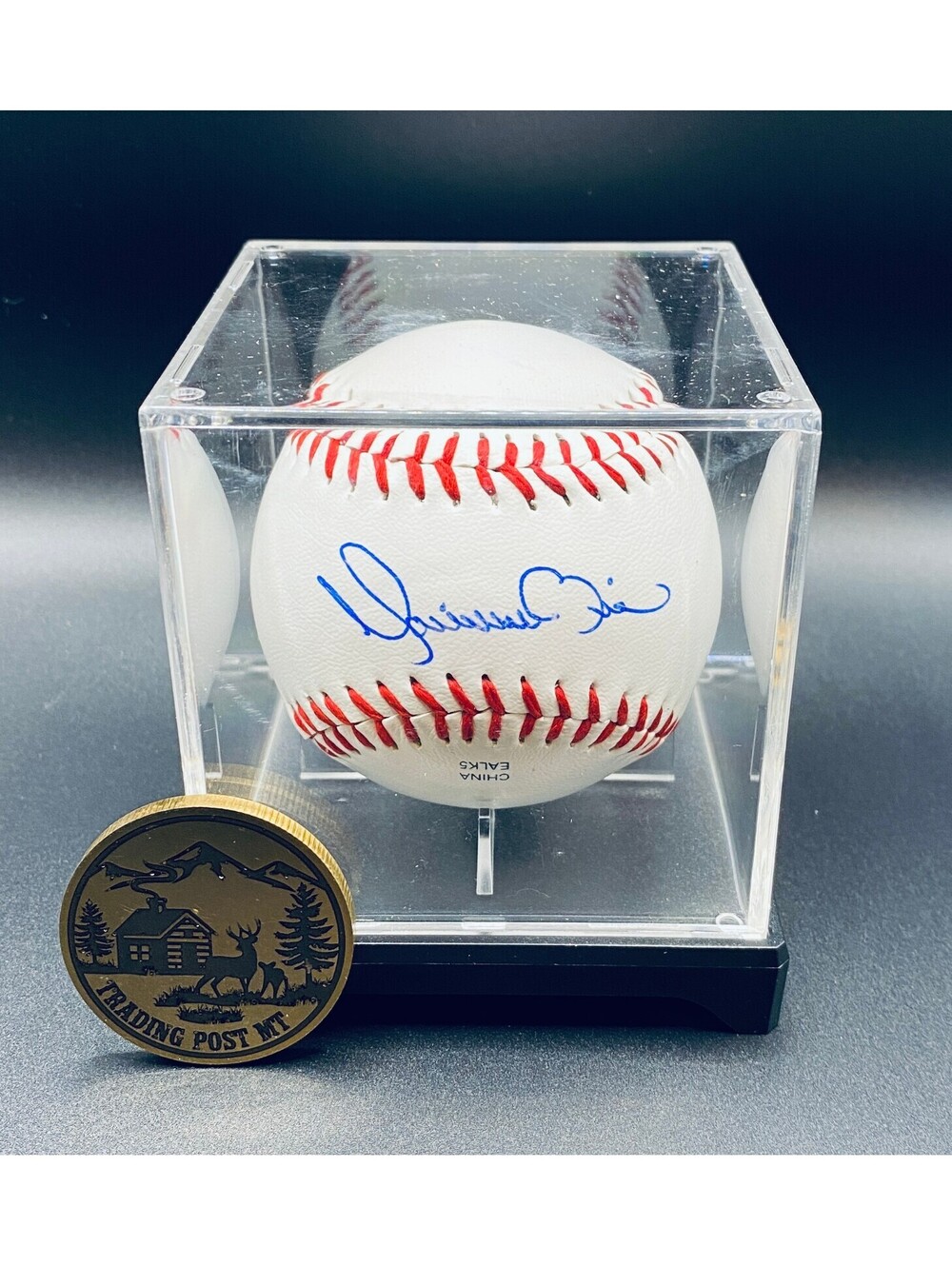 Mariano Rivera Signed Baseball In Case With COA (Yankees)